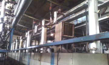 浙江湖州紡織印染導熱油定型機清洗工程結束