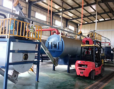 2025年6月10日廣東江門新材料公司導熱油鍋爐系統清洗工程